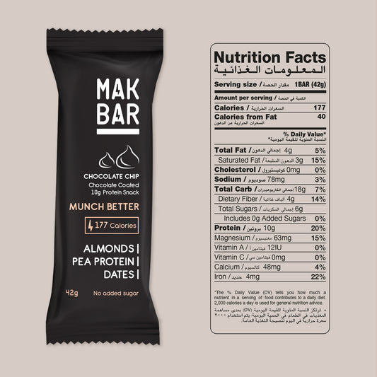 Mak Bar Chocolate Chip Bar