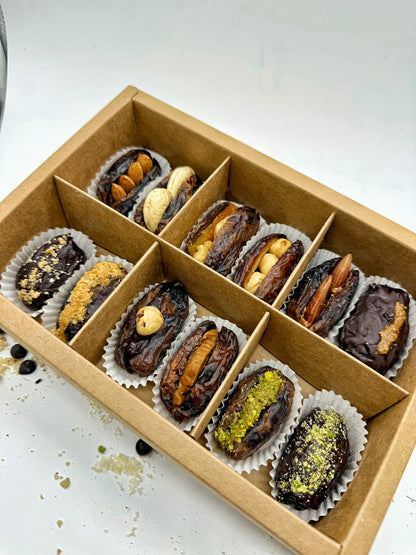 Medjool mixed Date Box – 12 Pieces
Gluten free