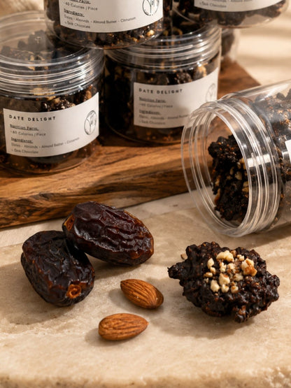 Date Delight -Jar of 6Pieces
Gluten free