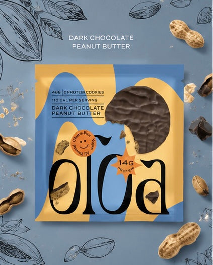Oloa Dark Chocolate Peanut Butter Protein Cookie