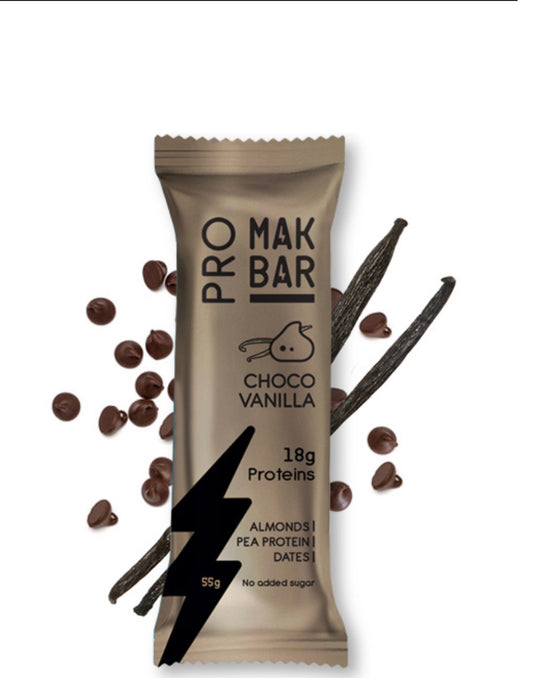 Mak Bar Vanilla Choco Chip With 18 G Protein