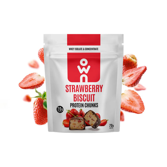 Strawberry Biscuit Chunks 70g