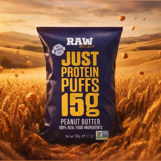 Raw Bites Protein Puffs Peanut Butter 50 g
