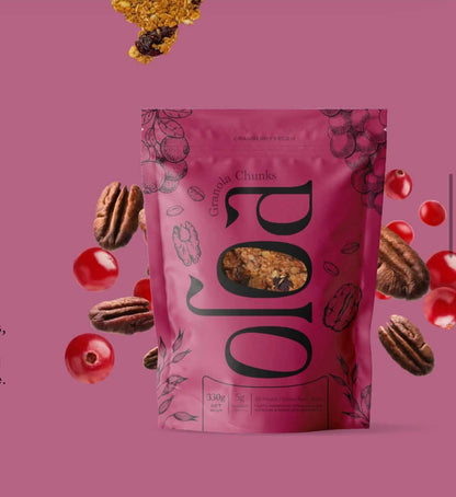 Oloa Cranberry Pecan Granola Chunks