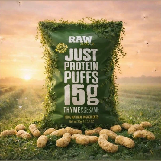 Raw Bites Protein Puffs Thyme & Sesame 50 g