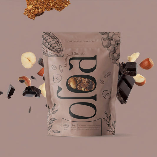 Oloa Dark Chocolate Hazelnut Granola Chunks